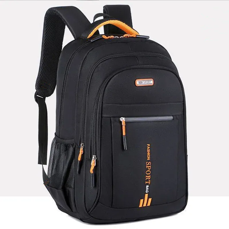 Sac à dos unisexe grande capacité pour ordinateur portable, sac de voyage d'affaires à compartiments multiples et bretelles réglables 9