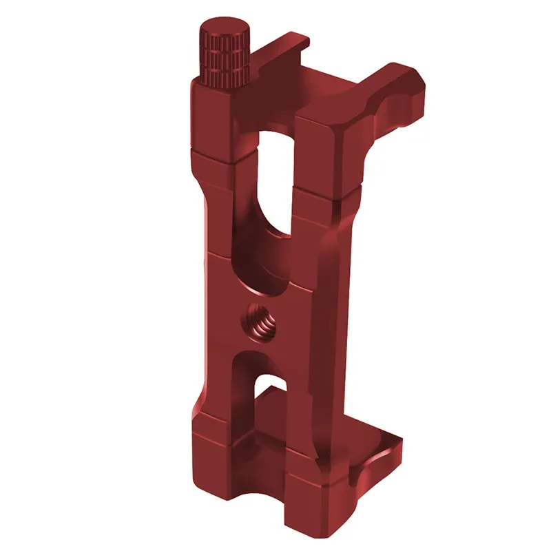 Support de téléphone à pince en U extensible, largeur de serrage 62-87 mm, support pour sabot froid 1/4" ARRI pour iPhone, cage de caméra, support de téléphone, support de trépied 8