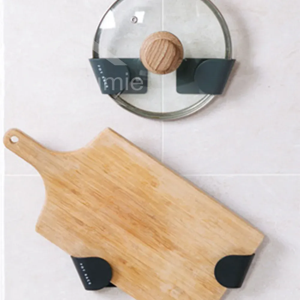 Support mural pour couvercles de casseroles en cuisine