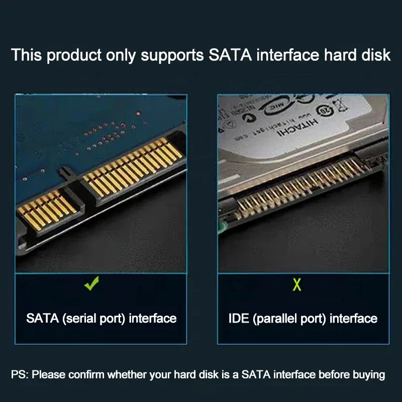 Adaptateur SATA USB 3.0 en utilisation