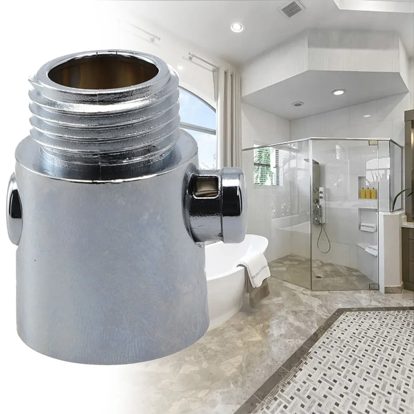 Pommeau de douche, vue rapprochée