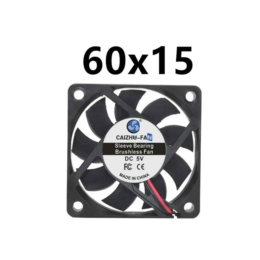Ventilateur de refroidissement sans balais silencieux, disponible en 40 mm, 50 mm, 60 mm, 70 mm, 80 mm, 90 mm et 120 mm, avec câble USB 9