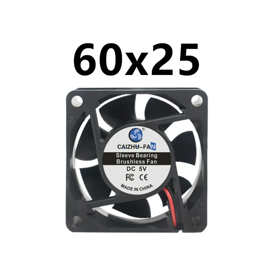 Ventilateur de refroidissement sans balais silencieux, disponible en 40 mm, 50 mm, 60 mm, 70 mm, 80 mm, 90 mm et 120 mm, avec câble USB 8