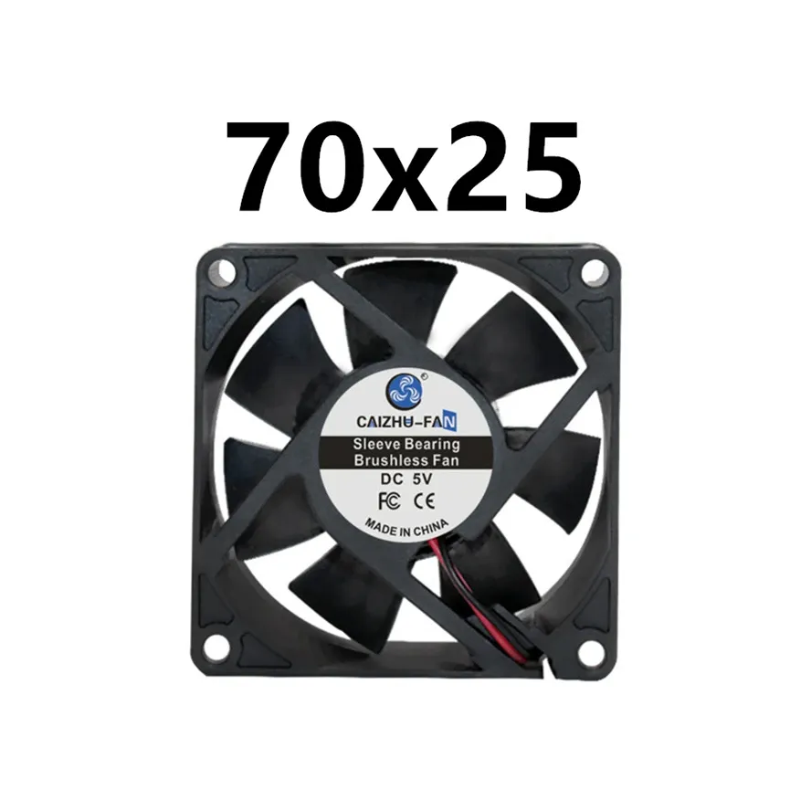 Ventilateur de refroidissement sans balais silencieux, disponible en 40 mm, 50 mm, 60 mm, 70 mm, 80 mm, 90 mm et 120 mm, avec câble USB 14