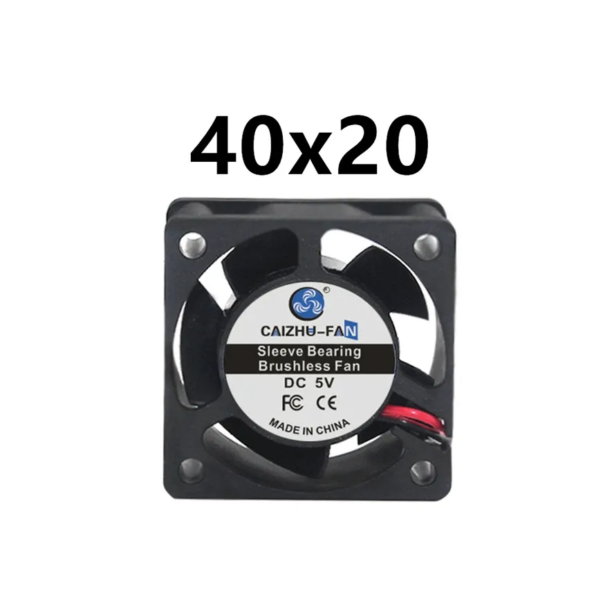 Ventilateur de refroidissement sans balais silencieux, disponible en 40 mm, 50 mm, 60 mm, 70 mm, 80 mm, 90 mm et 120 mm, avec câble USB 16