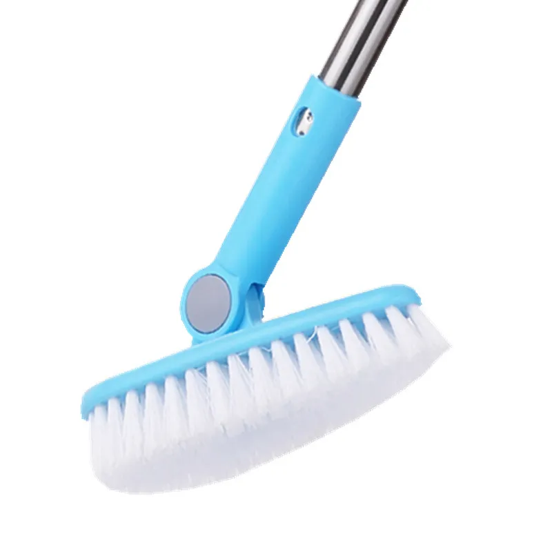 Brosse de nettoyage de salle de bains à long manche, vue d'ensemble