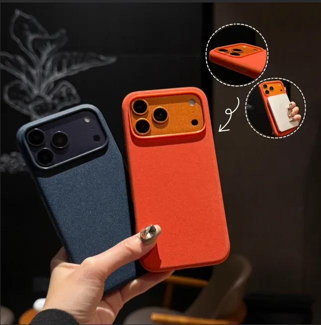 Coque magnétique Tech Woven de luxe compatible MagSafe pour iPhone 11 à 18 (Plus, Pro et Pro Max), compatible charge sans fil 4