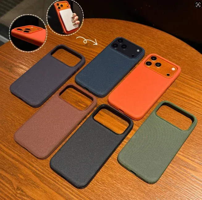 Coque magnétique Tech Woven de luxe compatible MagSafe pour iPhone 11 à 18 (Plus, Pro et Pro Max), compatible charge sans fil 5