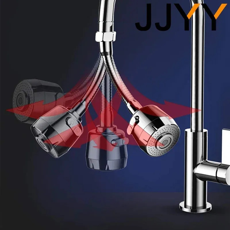 Robinet universel pivotant à 360 degrés, embout filtrant, aérateur économiseur d'eau anti-éclaboussures, accessoire de cuisine (tailles S/L au choix) 4