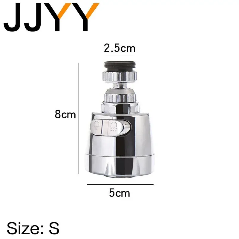 Robinet universel pivotant à 360 degrés, embout filtrant, aérateur économiseur d'eau anti-éclaboussures, accessoire de cuisine (tailles S/L au choix) 8