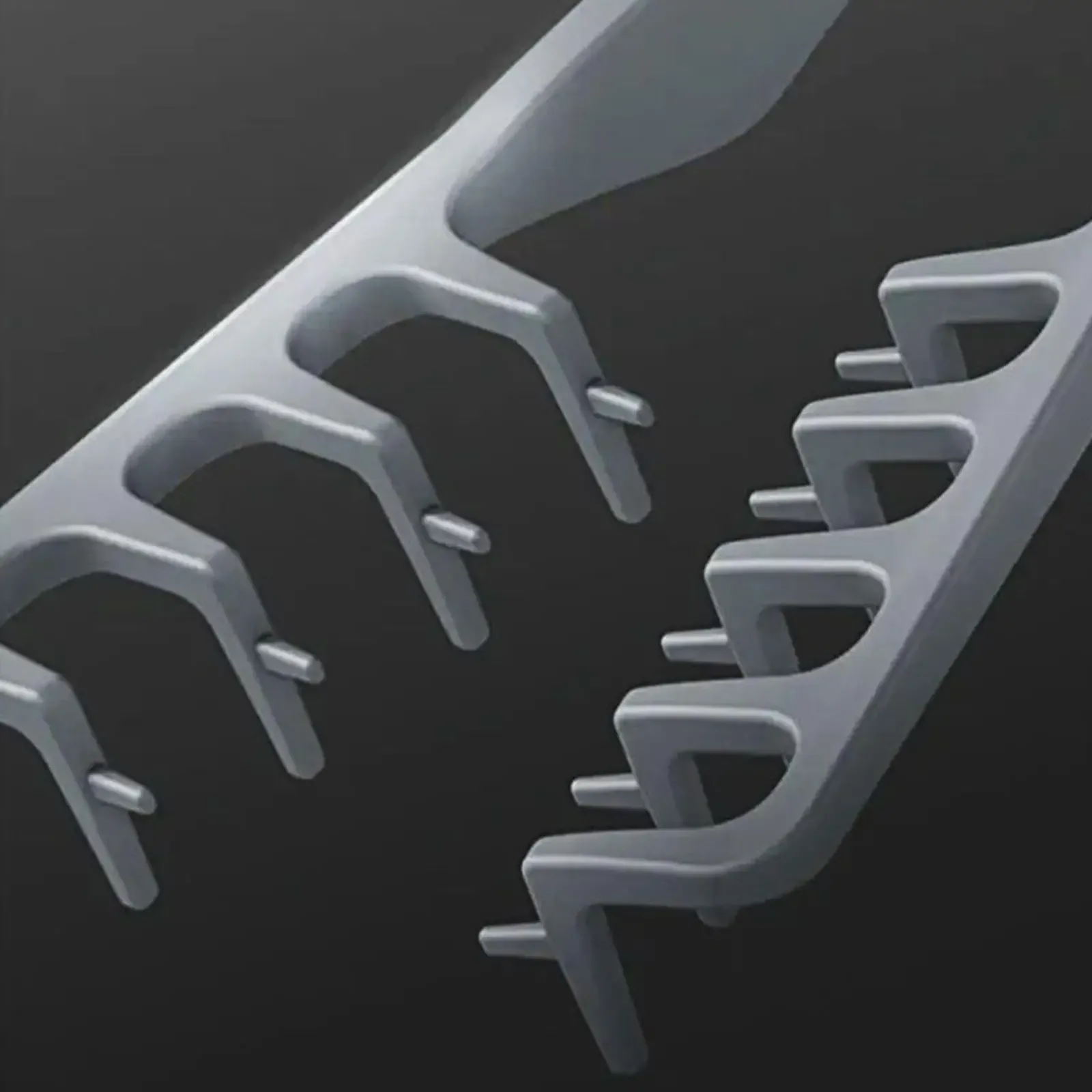 Peigne volumateur à dents larges, mise en situation