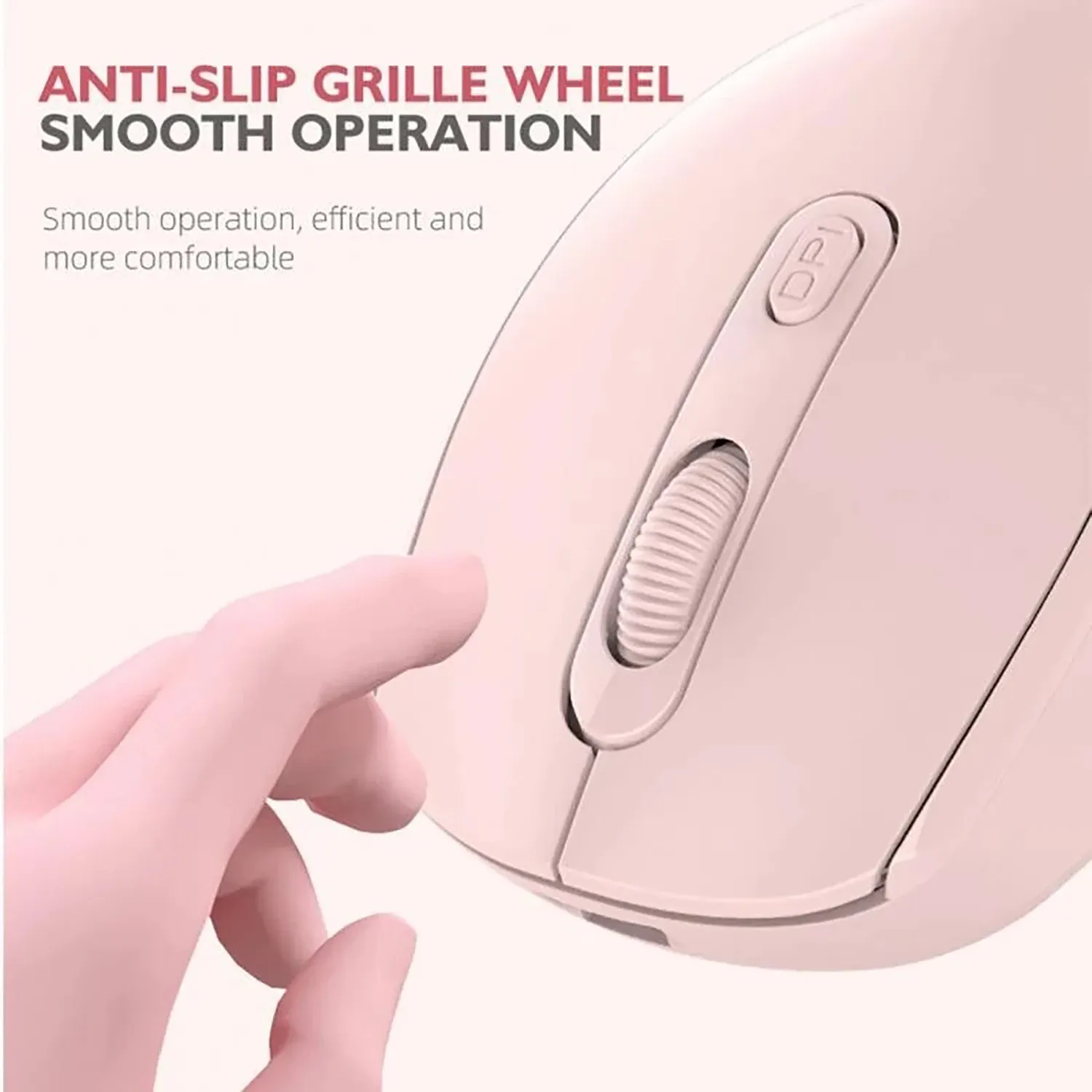 Souris silencieuse sans fil Bluetooth 5.2 et 2,4 GHz, ergonomique et rechargeable 5
