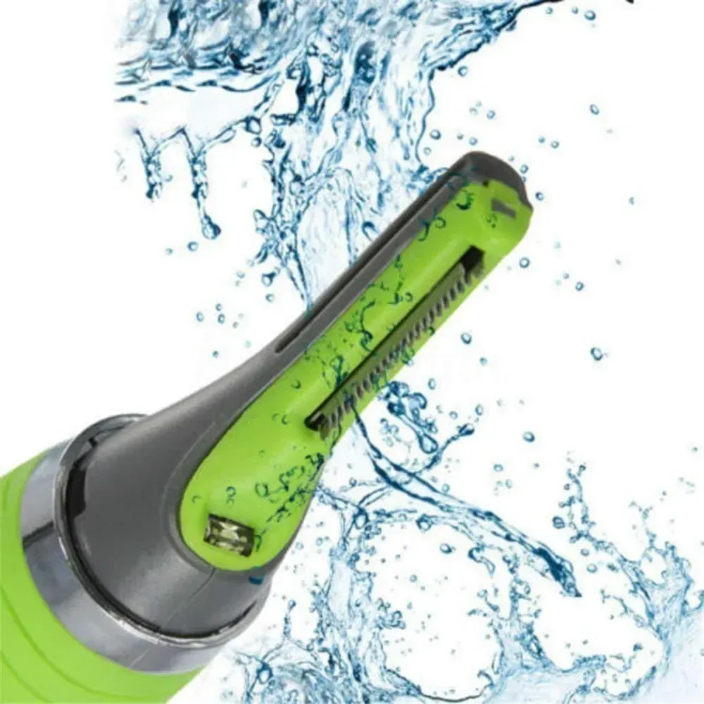 Tondeuse à poils de nez pour homme 2 en 1, rechargeable et étanche