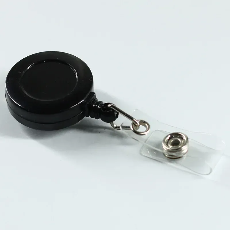 Porte-badge transparent pour personnel avec cordon de cou, clip rétractable, enrouleur de badge, étui de protection pour carte d'employé, lanière, carte d'identité, porte-nom 13