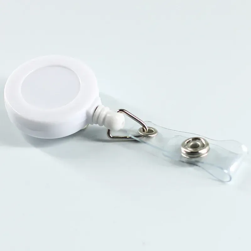 Porte-badge transparent pour personnel avec cordon de cou, clip rétractable, enrouleur de badge, étui de protection pour carte d'employé, lanière, carte d'identité, porte-nom 9