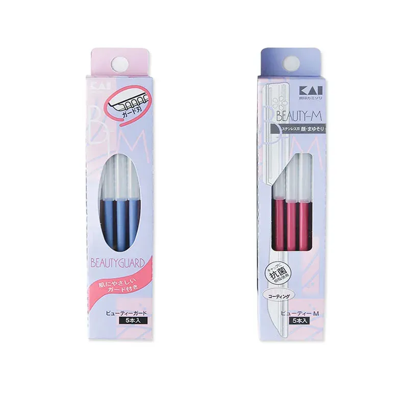 Détail des outils de l'ensemble d'épilation des sourcils
