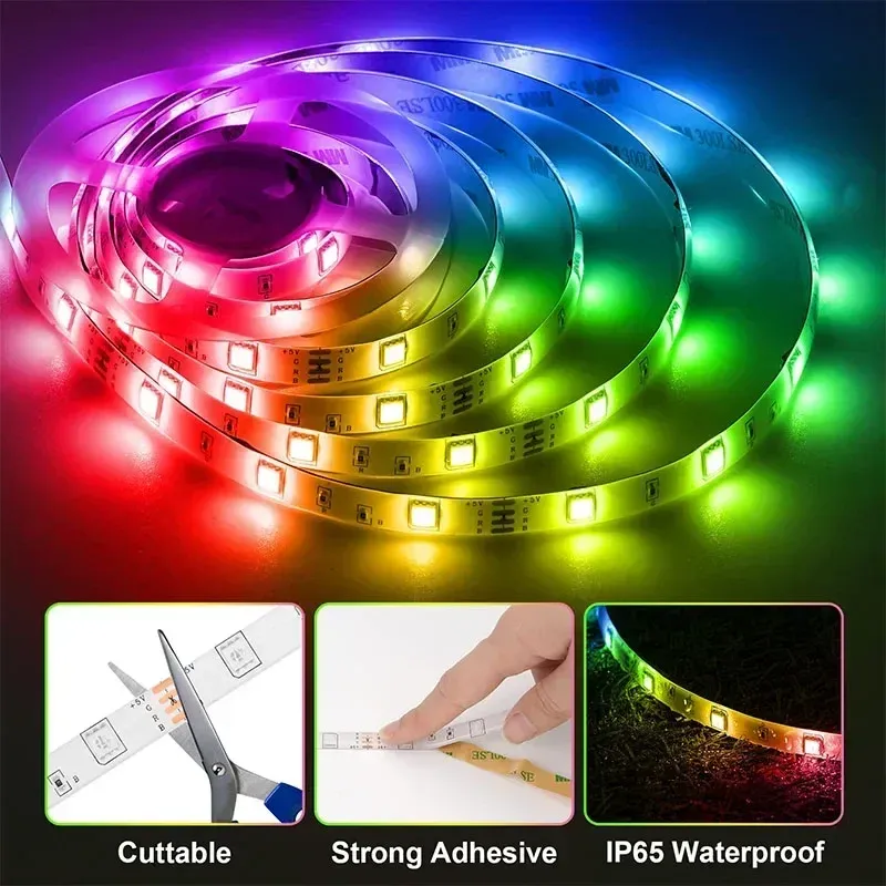 Bande LED RGB en situation d'utilisation