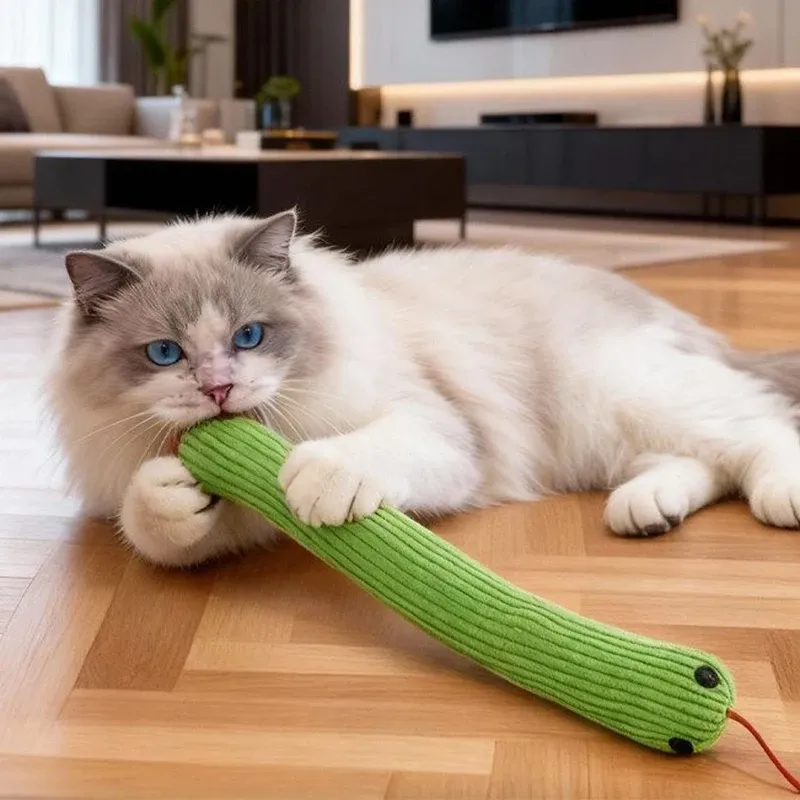Jouet interactif serpent pour chat, jeu