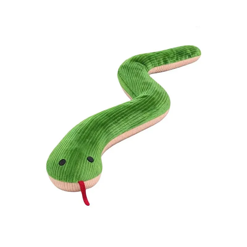 Jouet interactif à frapper en forme de serpent pour chien et chaton d'intérieur, 16,5 pouces 7