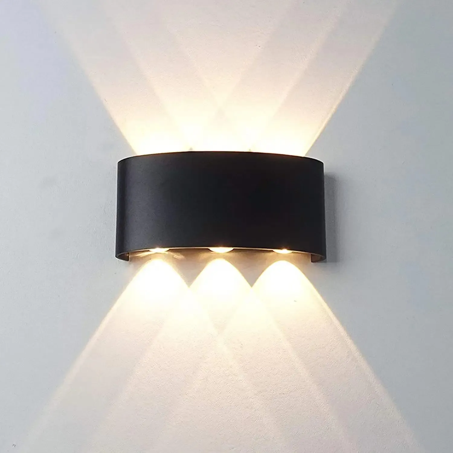 Applique murale LED moderne intérieur et extérieur, blanche, à montée et descente, pour salon, couloir et chambre