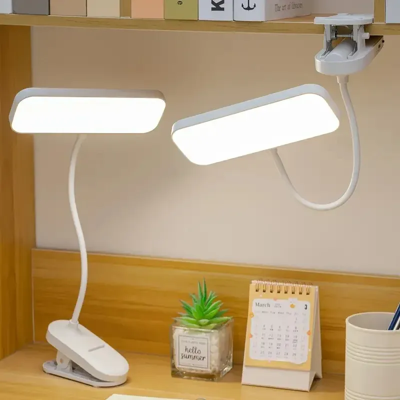 Lampe de bureau LED à clipser, vue d'ensemble