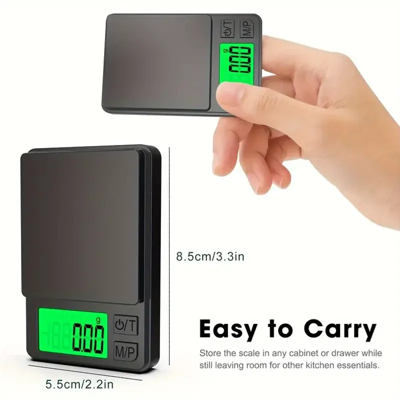 Balance de poche de précision, ergonomie