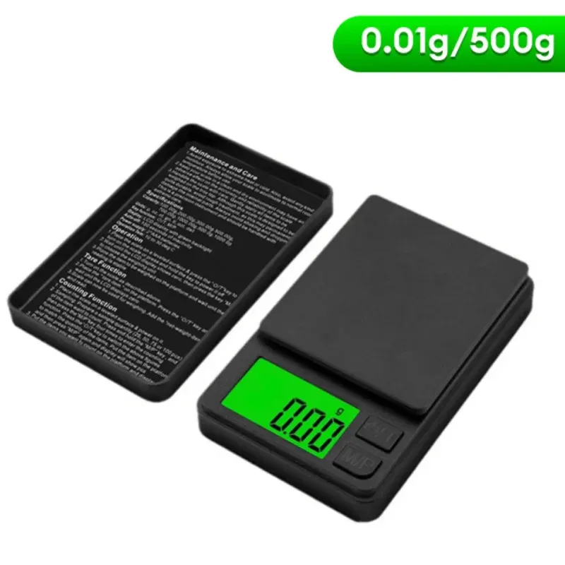 Balance de poche de précision 1000 g x 0,01 g – Balance numérique en grammes pour aliments et bijoux, avec unités once/grain et écran LCD rétroéclairé – Mini balance de voyage 7