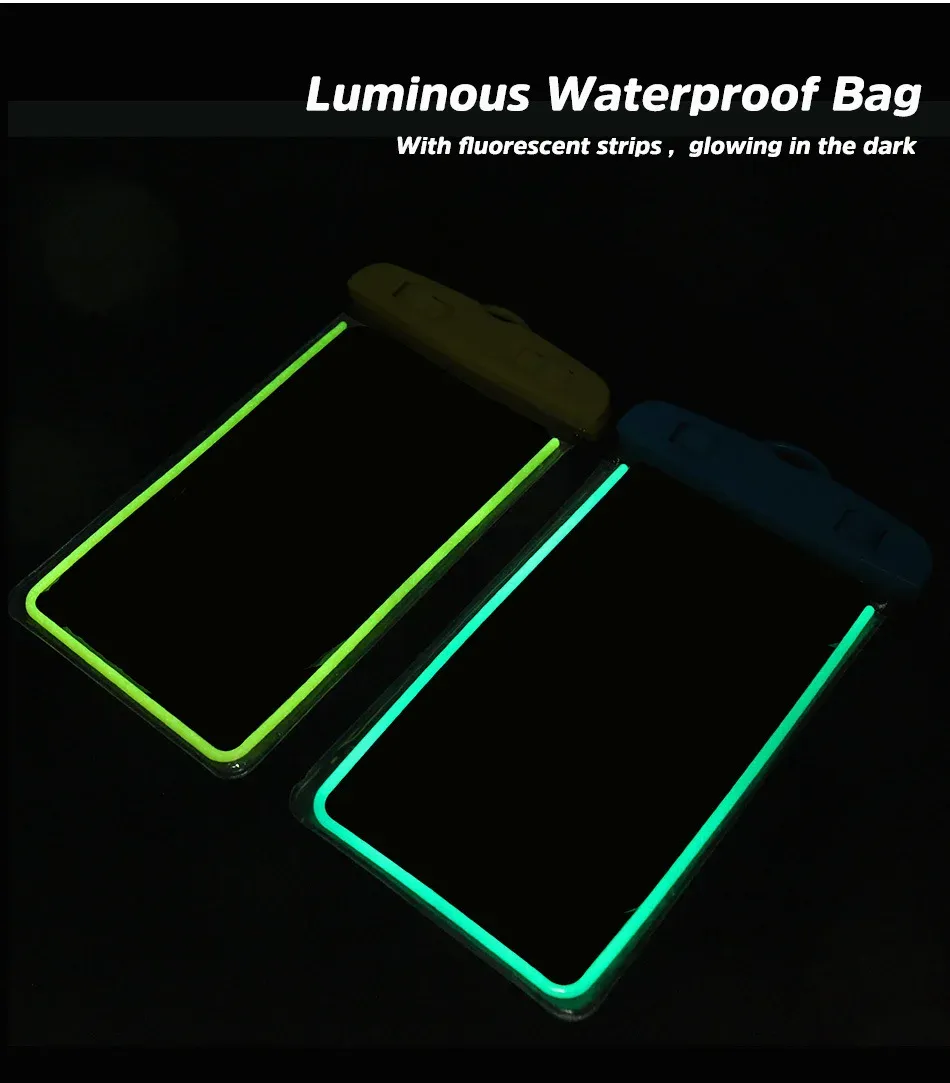 Pochette étanche sous l'eau