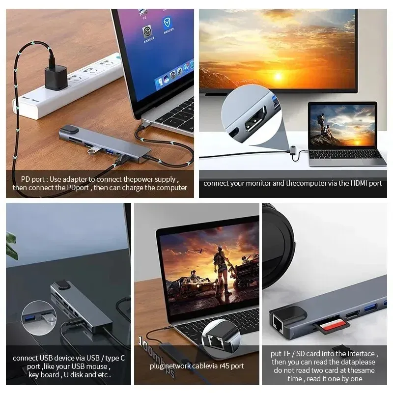 Hub USB-C en utilisation quotidienne