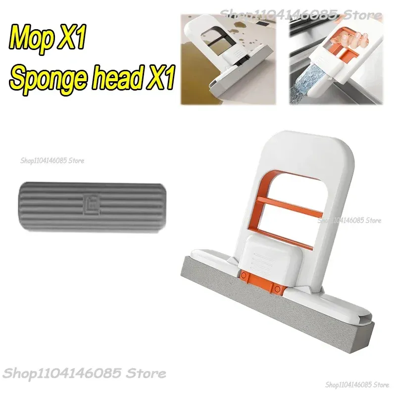 Mini balai-serpillière pliable et portable, pour le nettoyage de bureau, de salle de bains, de cuisine, de vitres, de salon et de voiture 11