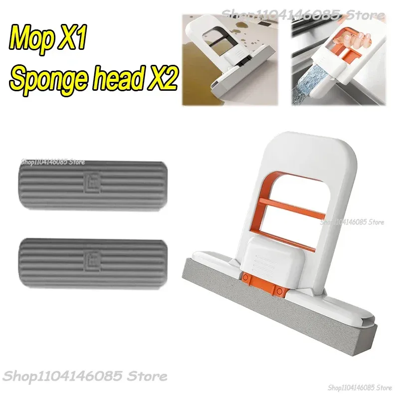 Mini balai-serpillière pliable et portable, pour le nettoyage de bureau, de salle de bains, de cuisine, de vitres, de salon et de voiture 16
