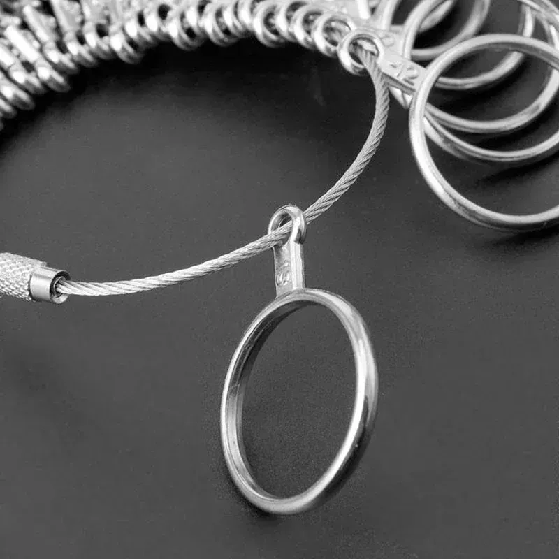 Outils de mesure de jauge d'anneau en métal