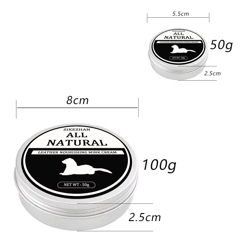 Crème nettoyante et nourrissante pour cuir automobile à l'huile de vison, restauration et entretien des sièges et canapés en cuir 6