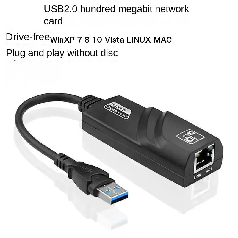 Adaptateur USB vers Ethernet, vue principale
