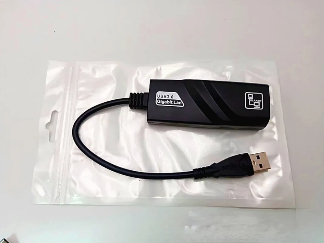 Adaptateur USB vers Ethernet, mise en situation sur bureau