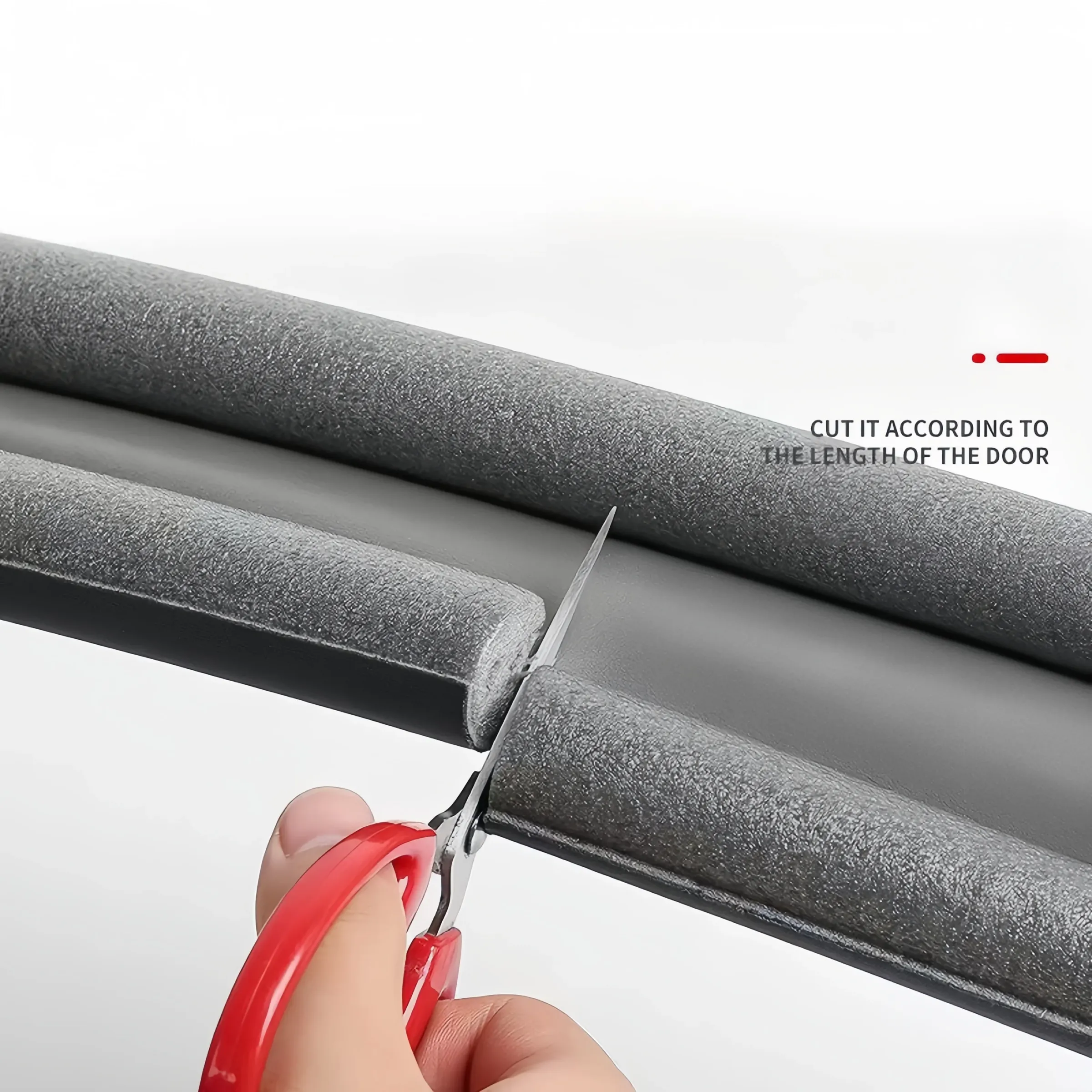 Bouchon de porte résistant aux intempéries, joint de porte coupe-vent et anti-bruit à double lèvre flexible, lot de 1 ou 5 pièces 6