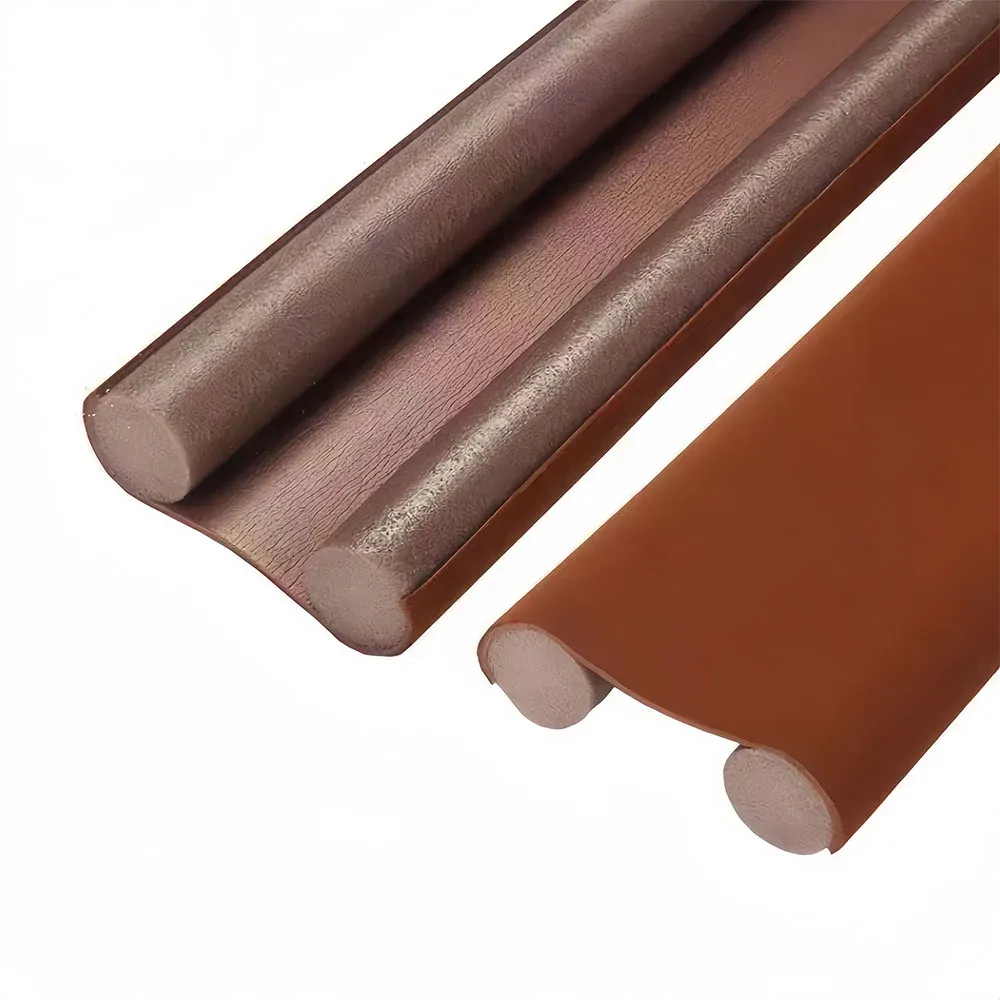 Bouchon de porte résistant aux intempéries, joint de porte coupe-vent et anti-bruit à double lèvre flexible, lot de 1 ou 5 pièces 9