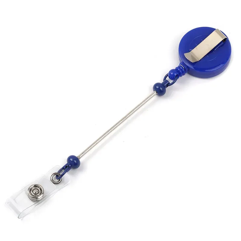 Enrouleurs de badge à perles avec barrette, clips de support rétractables pour perles, porte-badge à enrouleur pour infirmière, bijou et cadeau de bricolage, lot de 1 à 3 pièces 9