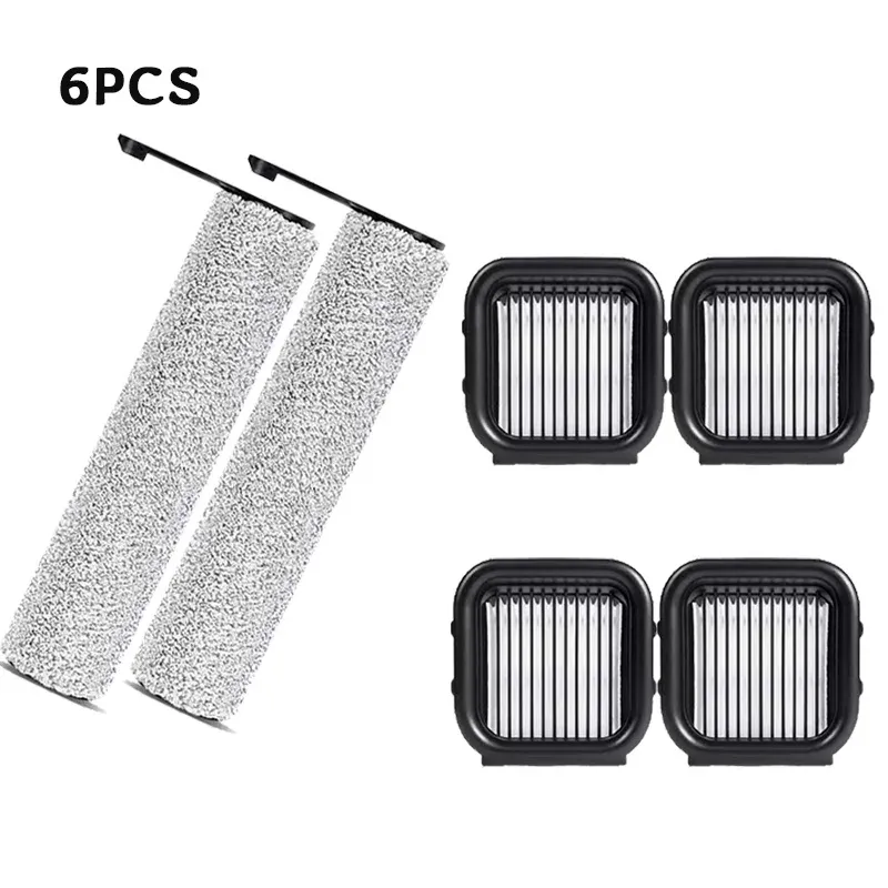 Pour Laresar S7 Pro : Brosse à rouleau pour laveuse de sols, filtre et accessoires de rechange pour aspirateur, brosse de sol lavable 8