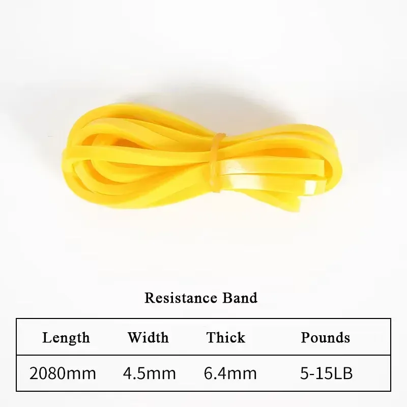 Ensemble de bandes de résistance en TPE empilables, tension lourde, 1 pièce, pour le renforcement musculaire et l'étirement du corps à domicile 13