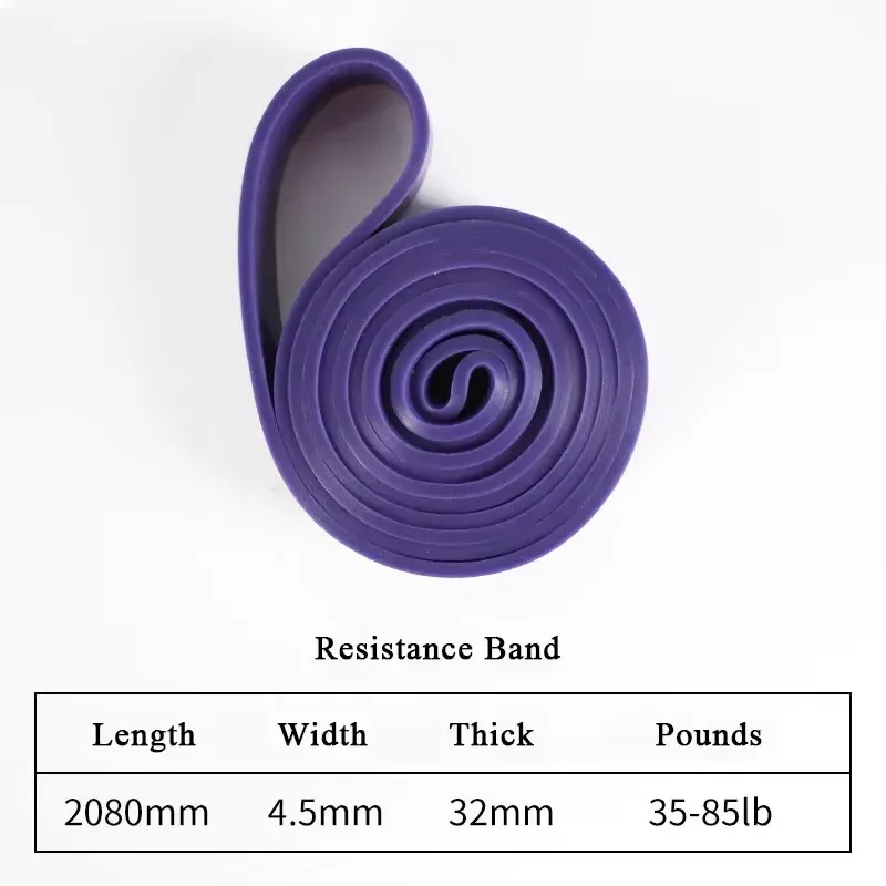 Ensemble de bandes de résistance en TPE empilables, tension lourde, 1 pièce, pour le renforcement musculaire et l'étirement du corps à domicile 10