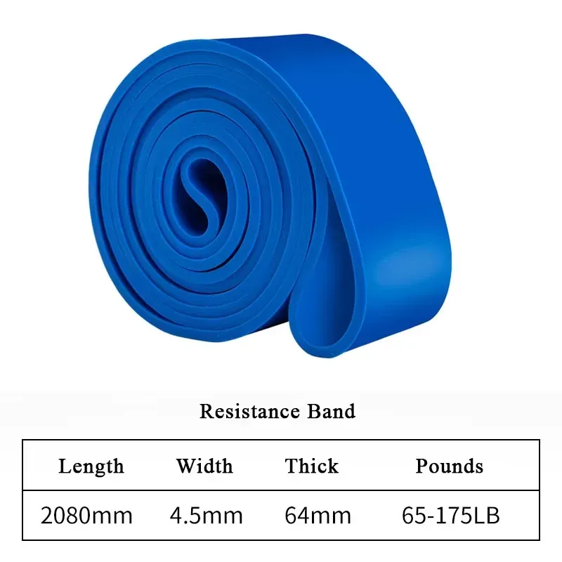 Ensemble de bandes de résistance en TPE empilables, tension lourde, 1 pièce, pour le renforcement musculaire et l'étirement du corps à domicile 8