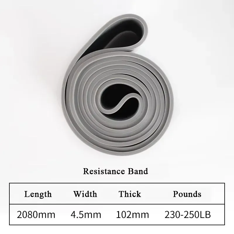 Ensemble de bandes de résistance en TPE empilables, tension lourde, 1 pièce, pour le renforcement musculaire et l'étirement du corps à domicile 6