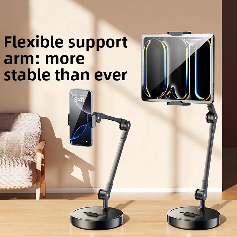 Support de téléphone portable pour prise de vue aérienne, diffusion en direct sur ordinateur de bureau, tournage culinaire et vlog déballage 3