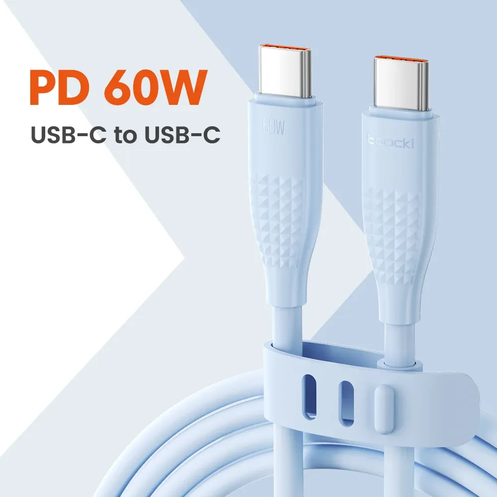 Câble USB-C vers USB-C Toocki 100 W, charge rapide, compatible iPhone 15, MacBook, Huawei, Xiaomi, POCO et Samsung 11