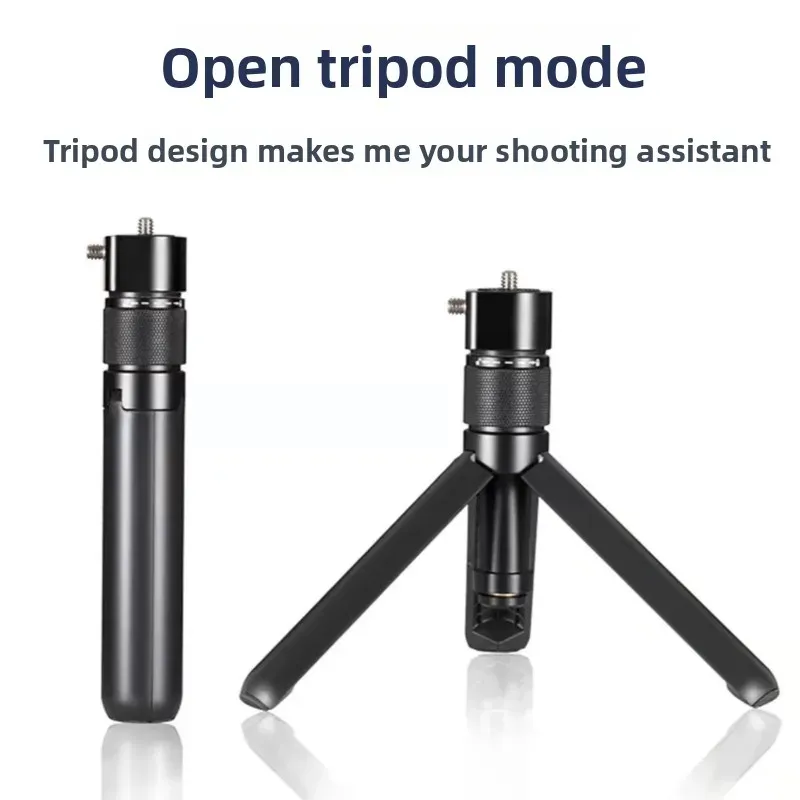 Trépied à poignée rotative pour Insta360 X5, X4, X4 Air, X3 et DJI Osmo 360 – Accessoires pour caméra panoramique 4