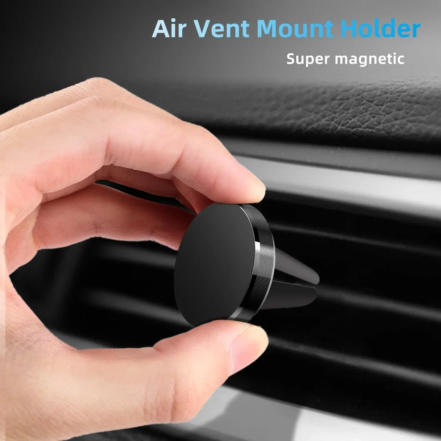 Support magnétique pour téléphone de voiture, compatible iPhone 15, 14, 11, Xiaomi, Huawei et Samsung 2