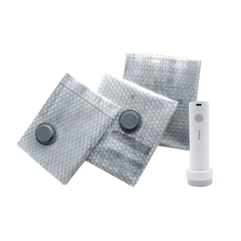 Sacs de rangement sous vide avec pompe électrique, sacs de compression durables pour vêtements, couvertures et valises 4