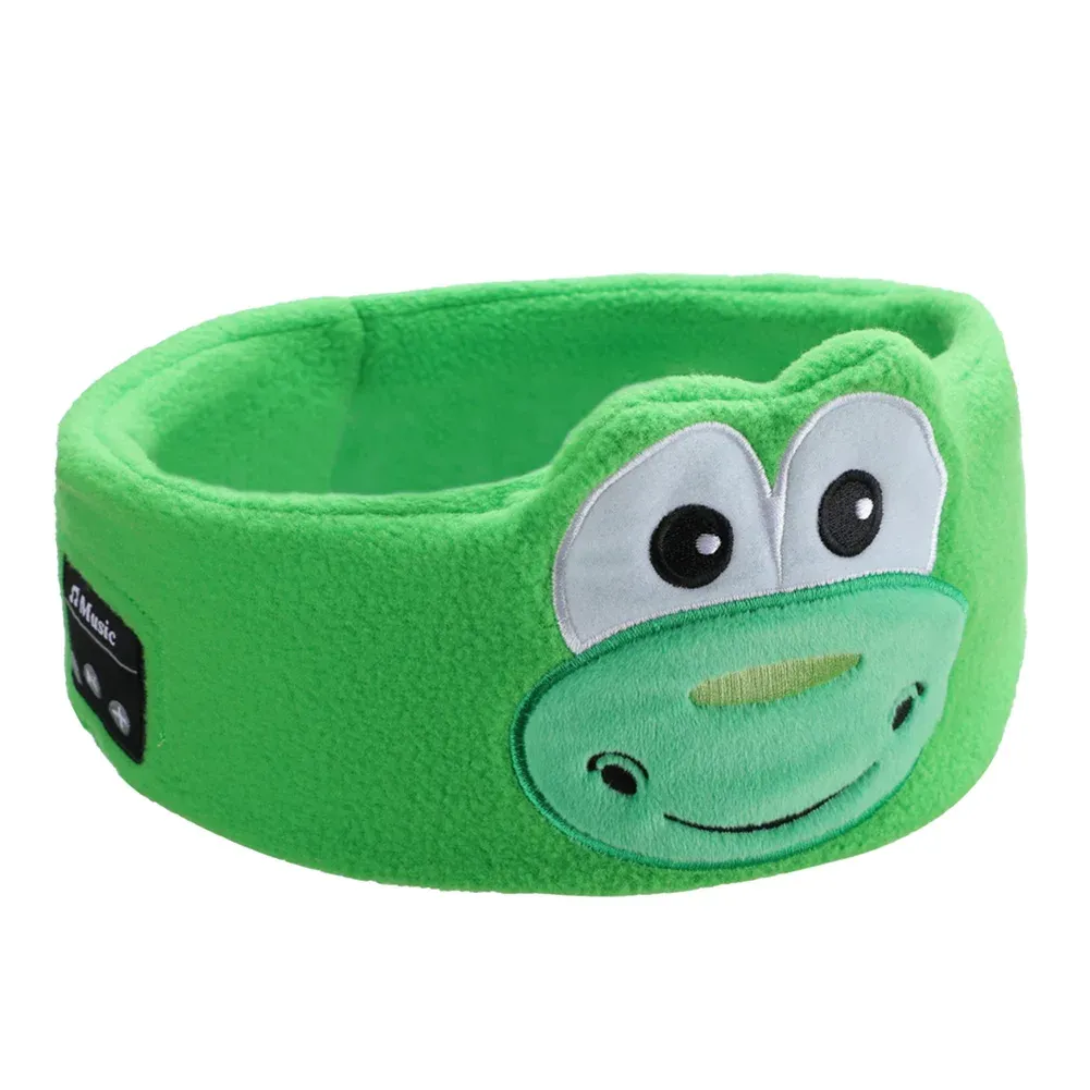 Écouteurs sans fil pour enfants avec masque de sommeil, casque Bluetooth, ensemble sauna Vpig, bandeau de sauna pour dormir, motif animal de dessin animé 19