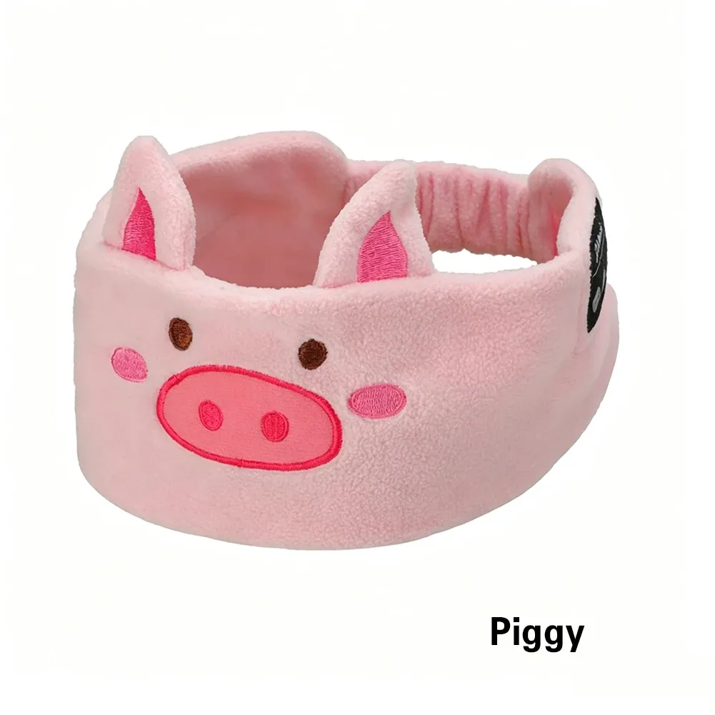 Écouteurs sans fil pour enfants avec masque de sommeil, casque Bluetooth, ensemble sauna Vpig, bandeau de sauna pour dormir, motif animal de dessin animé 20